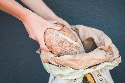 store sourdough bread in a paper bag